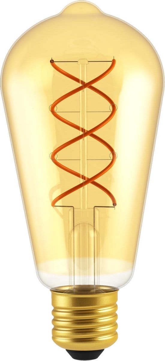 Proventa LED Filament lamp E27 - ⌀ 64 mm - Dimbaar - Warm wit - Vintage led lampen