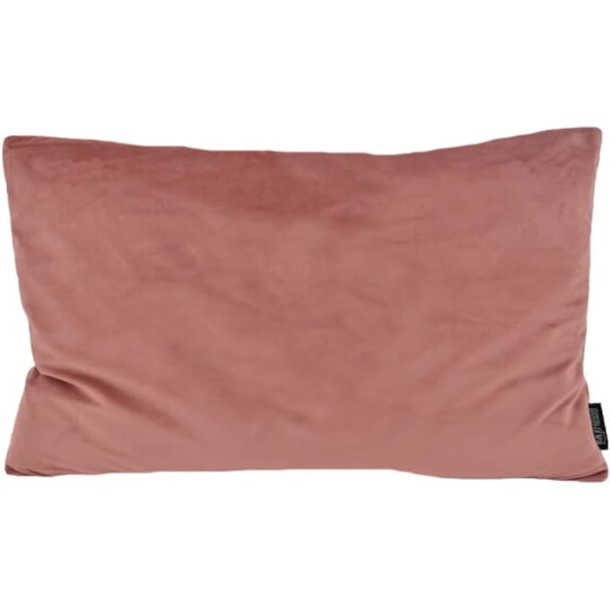 Gek op kussens! Sierkussen velvet oudroze long | 30 x 50 cm | velvet/polyester