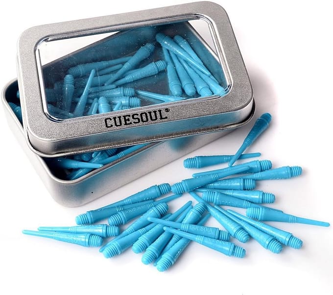 Soft Tip Dartpunten 100 Stuks Blauw Universele Schroefdraad