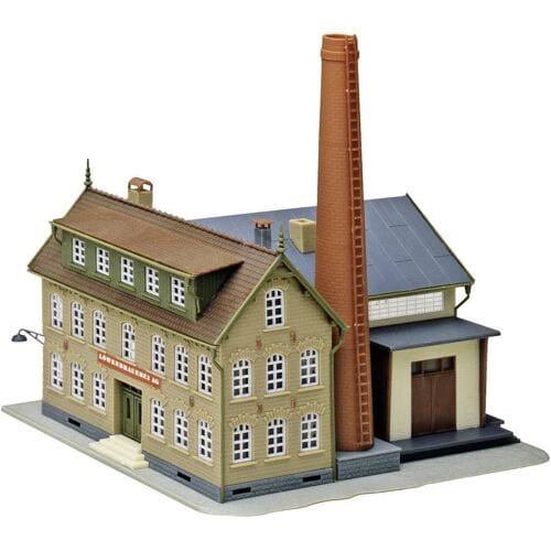 Faller Brouwerij - Modelbouwdecoratie met koperen ketel en schoorsteen