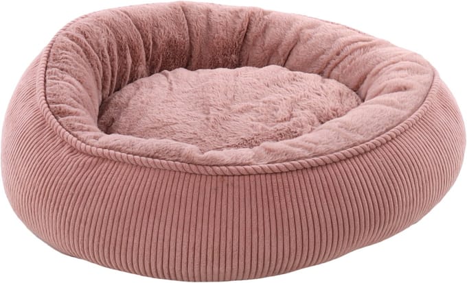 FLAMINGO Hondenmand met rits Colette rond 46 cm roze
