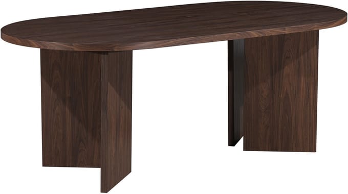 Wigan-Eettafel - 10-zits - Walnootlook