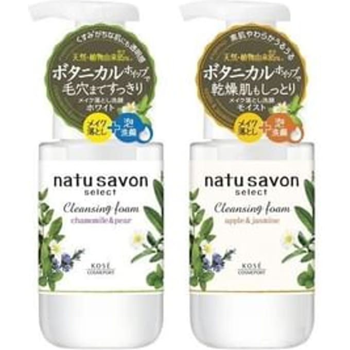 Kose - Natu Savon Select Cleansing Foam Chamomile & Pear - 200ml