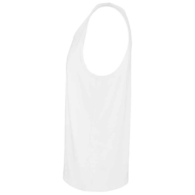 SOLS Unisex Adult Crusader Organic Cotton Tank Top (Wit)