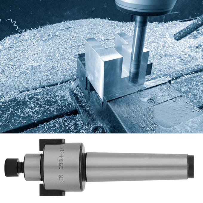 M12 Draad Conus Freeshouder Freesdoorn Conus Gereedschapshouder 138mm Lengte 22mm Groef MT3FMB22