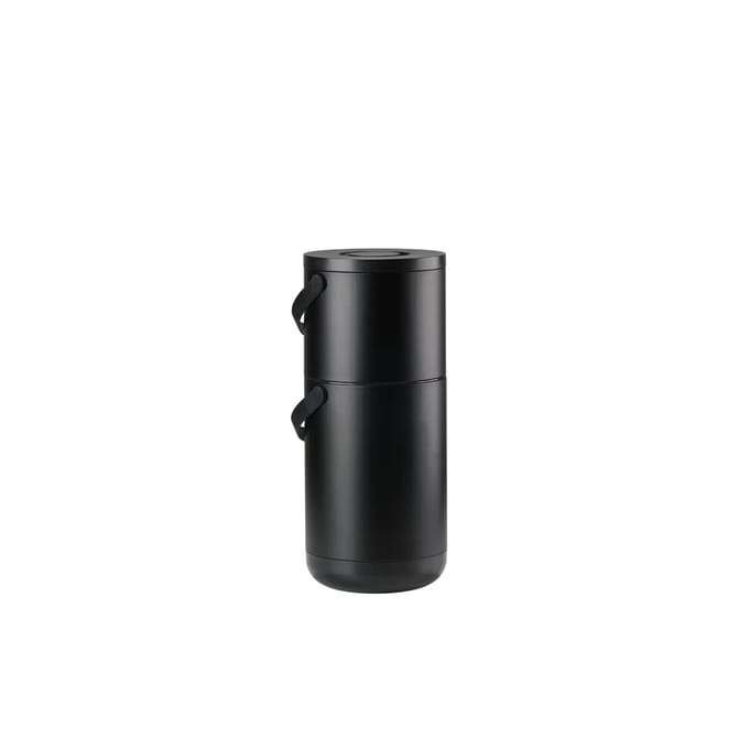 Prullenbak Zone Denmark Bio Circular Black 22+12 L
