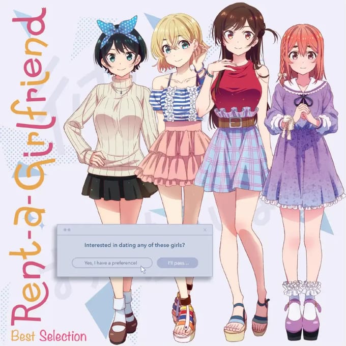 Vinyl Plastoy Rent-a-Girlfriend - Original Soundtrack