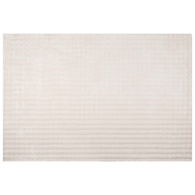 vidaXL - Binnen - kleed - SIROLO - Beige - 120 - x - 170 - cm - Polyester - Medium - Pile