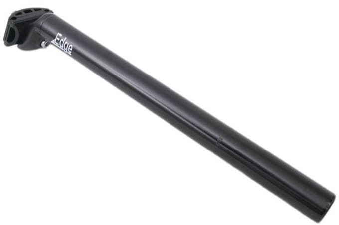Zadelpen ATB Edge ø27,2 mm / 300mm aluminium - zwart