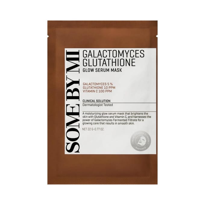 SOME BY MI Galactomyces Glutathione Sérum Masque Éclaircissant Masques Visage Feuille 10 Feuilles