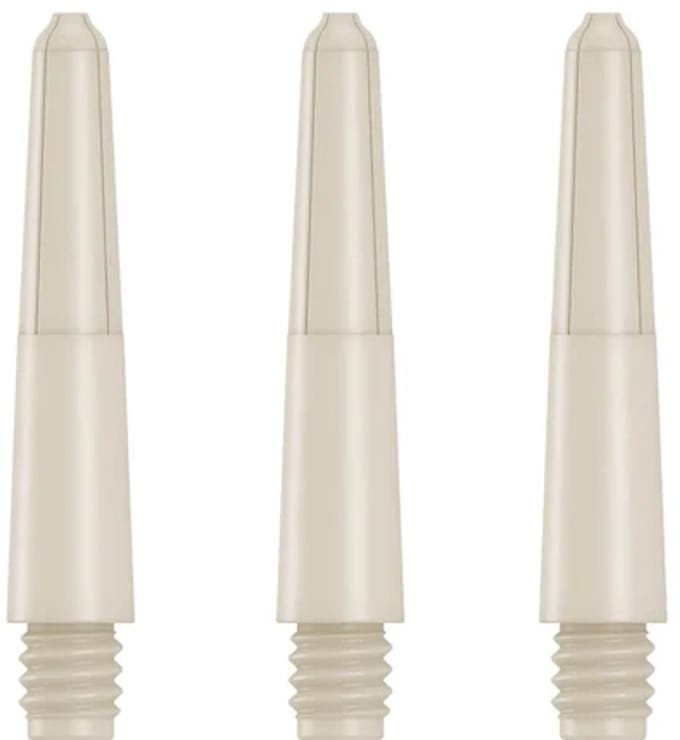 DLDarts - Nylon Shafts - Extra Short - 1 set - Creme