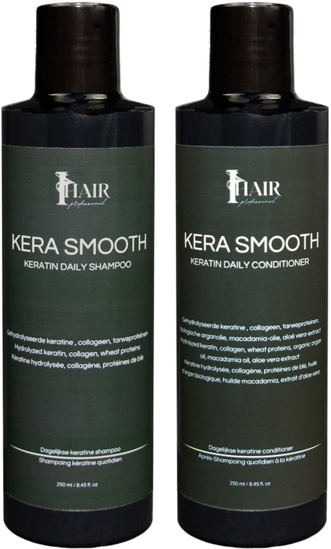 Keratin Daily Shampoo & Conditioner 2x250 ml