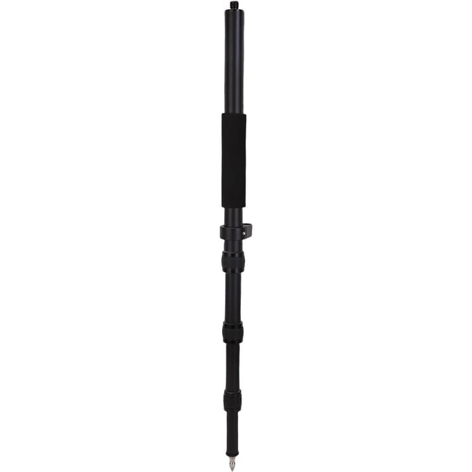 Telescopische GPS Rover Stang Aluminiumlegering Nauwkeurige Libel Stabiele Structuur 1.5m Landmeten RTK black