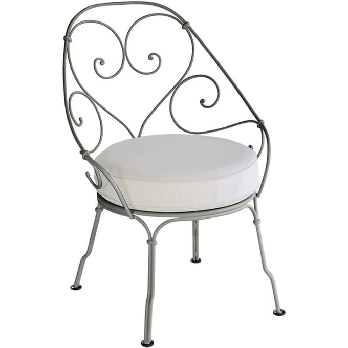 Fermob - 1900 Fauteuil Cabriolet - 48 rozemarijn - grijswit - groen