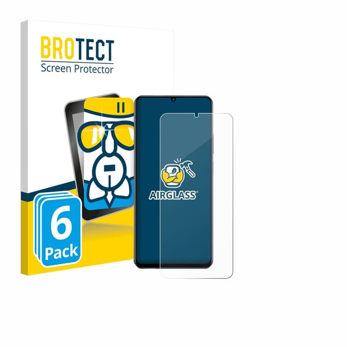 Screenprotector 6 Stuks voor realme Note 70 Beschermglas transparant