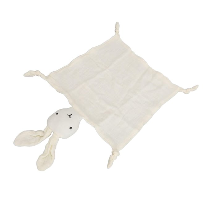 Couverture de sécurité lapin mignonne couverture d'amour double couche en coton doux couverture de sécurité pour dormir white