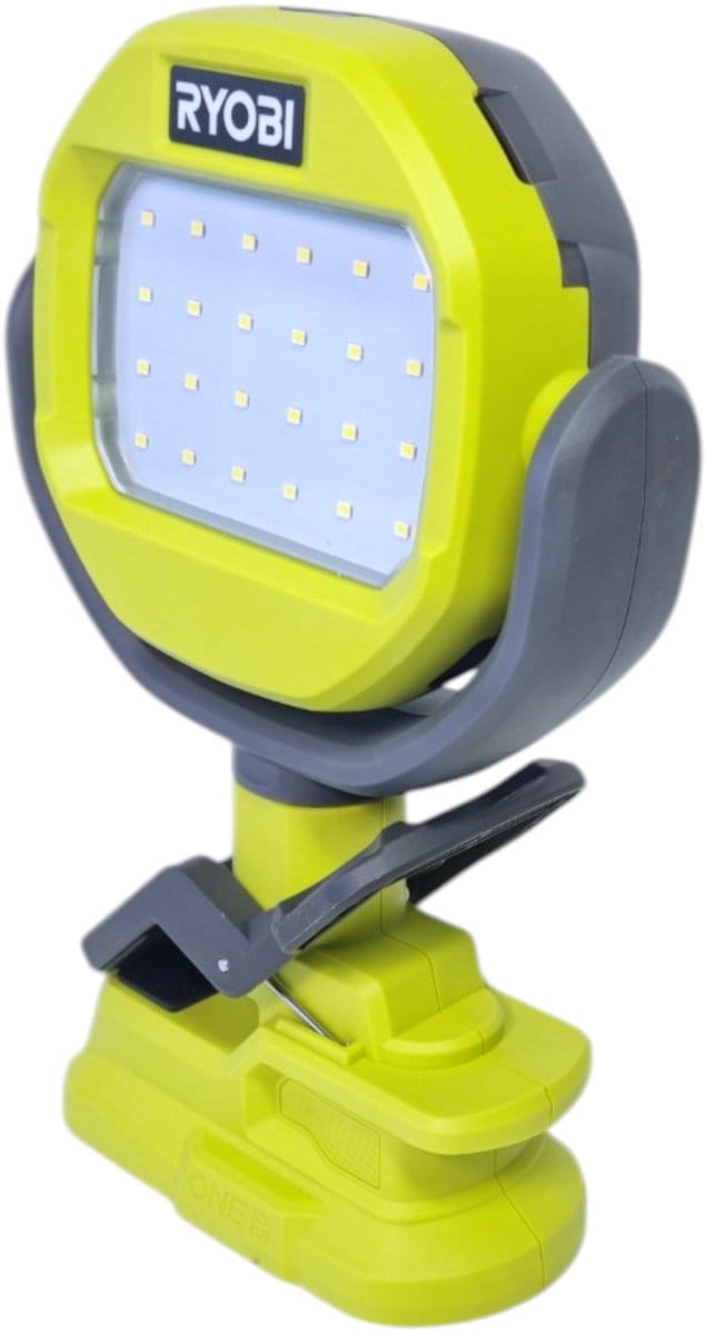 Ryobi ONE+ Serie - LED Klem Lamp - 360 graden - 1000 Lumen - 18V