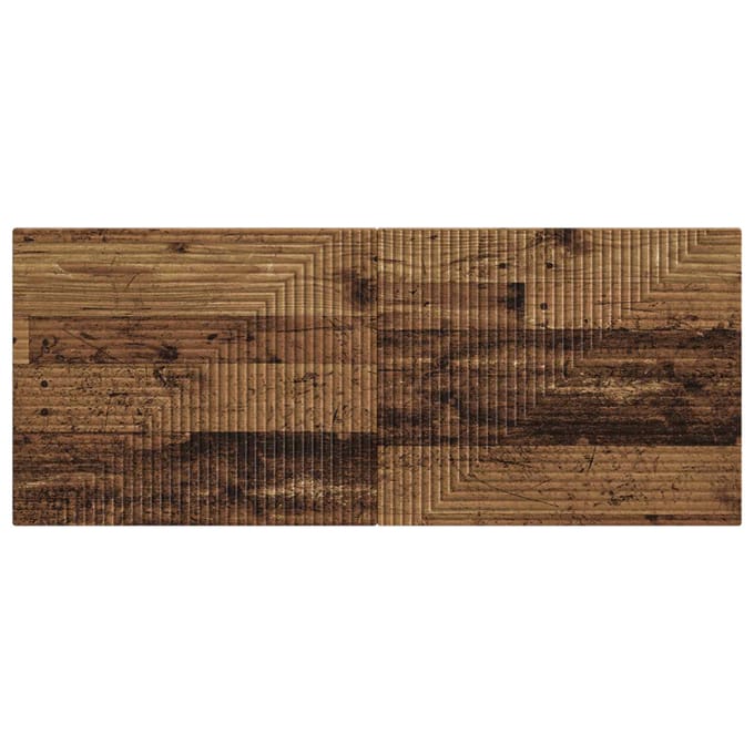 vidaXL - Wandgemonteerd - Hoofdbord - HAARLEM - Oud - hout - Bewerkt - hout