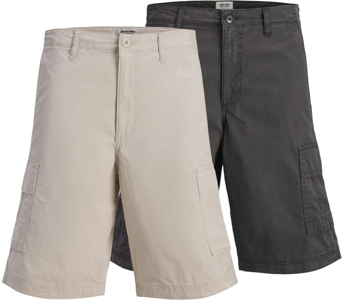 JACK&JONES PANTS STUDIO - JPSTCOLE MATTY CARGO SHORT MID MP 2PK Heren Cargo korte broek