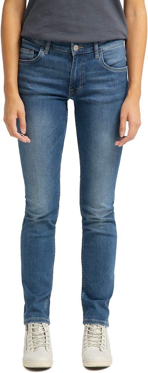 Dames Jeans met Comfortabele Pasvorm en Hoge Taille