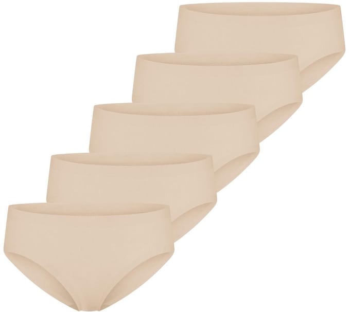 Schiesser Dames slip / onderbroek 5 pack Invisible Cotton