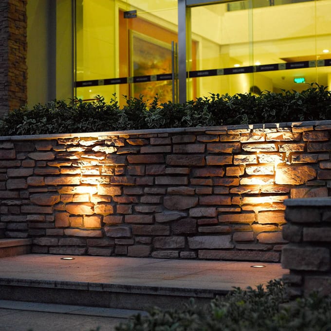 Lucande LED grondspot inbouwlamp Jos, rond, draaibaar, IP67