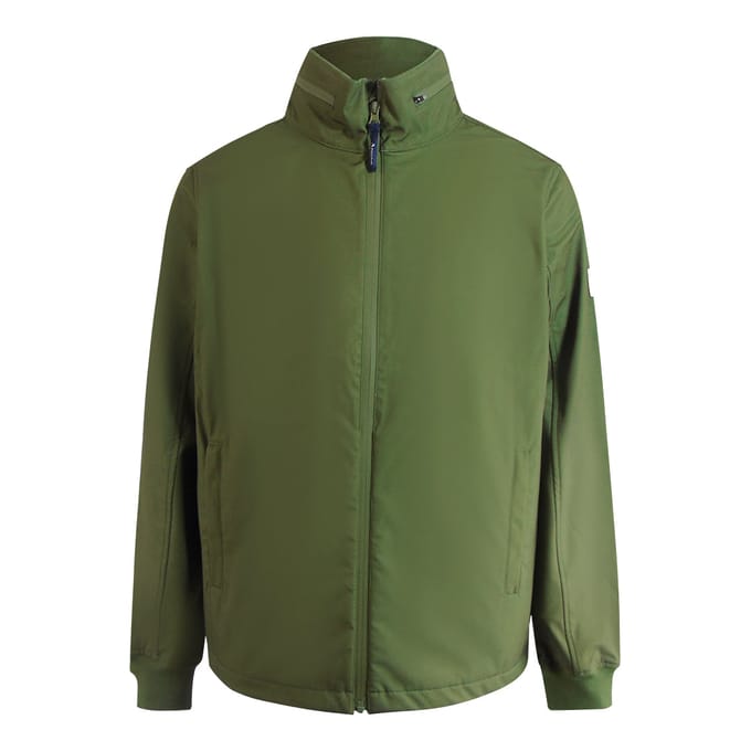 Aquascutum Active Shell Hybrid Mockneck Jacket Legergroen