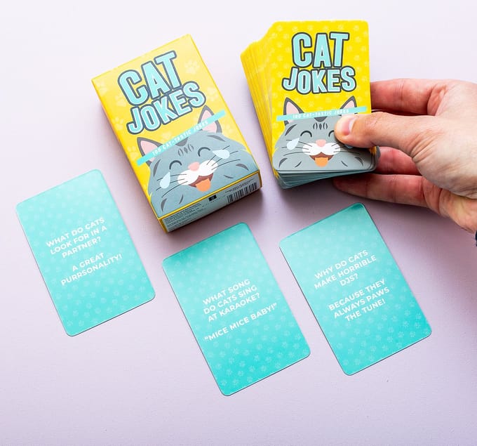 Gift Republic Cat Jokes Kaarten