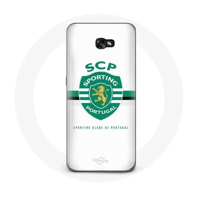 Coque maniacase pour Samsung Galaxy A3 2017 scp sporting portugal fond blanc noir