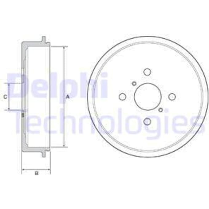 Remtrommel DELPHI BF552