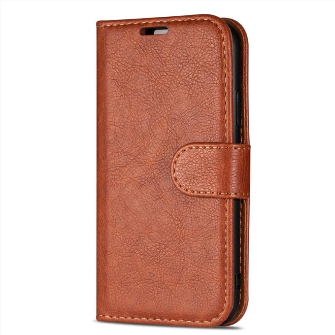 Rico Vitello L Wallet case Geschikt voor Huawei P smart 2019 Bruin
