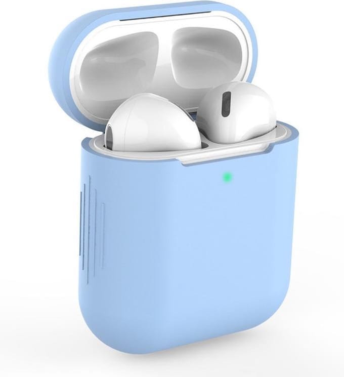 Apple AirPods 1/2 Hoesje in het baby Blauw