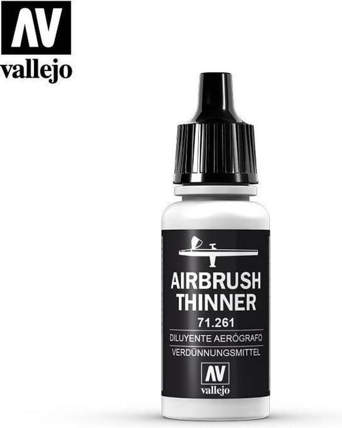 Vallejo Hobbyverf - 71261 Airbrush Thinner - Verdunner - 18 ml