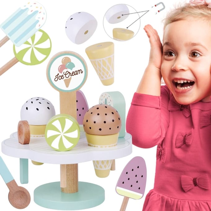 Tooky Toy IJsjes Speelset - Hout