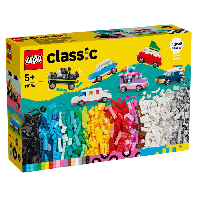 LEGO 11036 Classic Creatieve voertuigen Bouw- en speelset met Speelgoed Auto