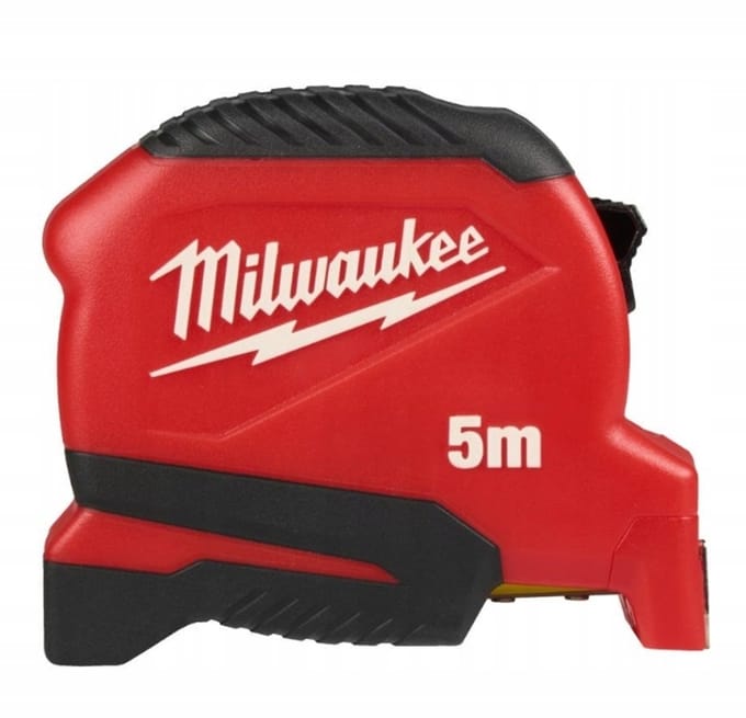 Milwaukee Rolbandmaat COMPACT 5m x 25mm - Duurzaam en Ergonomisch