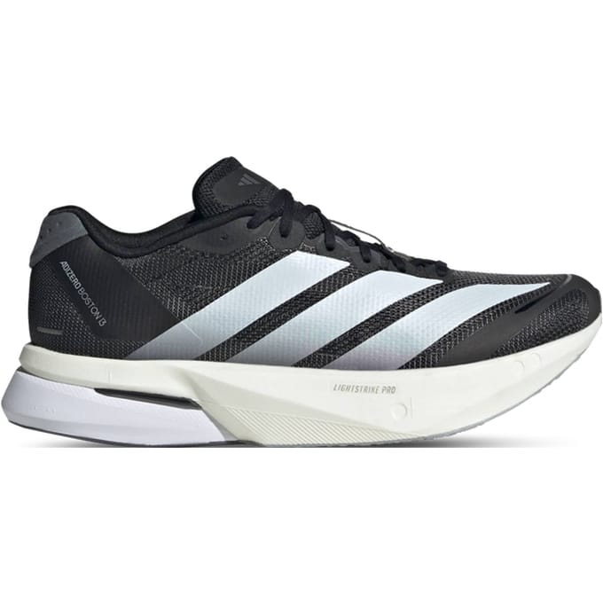 adidas Adizero Boston 13 dames hardloopschoenen kernzwart/schoeiselwit/grijs vijf JS4958 38