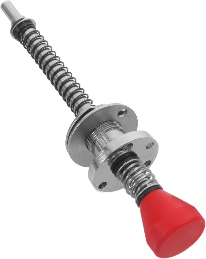 Flipperkast Hendel - Speelhendel Bediening - Verbeterde Spelervaring - Robuust Legering Ontwerp - 16.5 cm Lengte - Rood