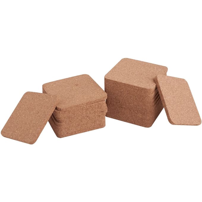 VBS Kurk onderzetters, 25 stuks