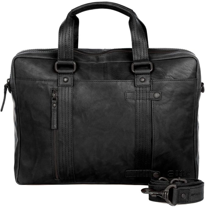 Leren Laptoptas - 15.6 inch - Dexter - Zwart