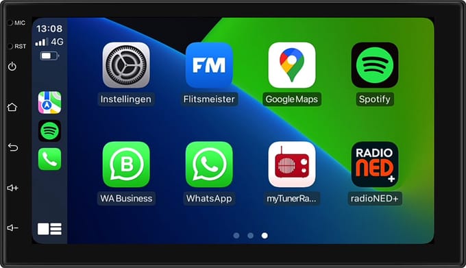 2-din autoradio | 32GB | Android 10 | 7 INCH | DVL-87357