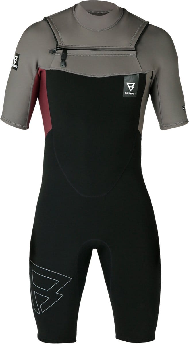 Brunotti - Radiance Wetsuit Heren - Shorty 2/2mm - Grijs - S