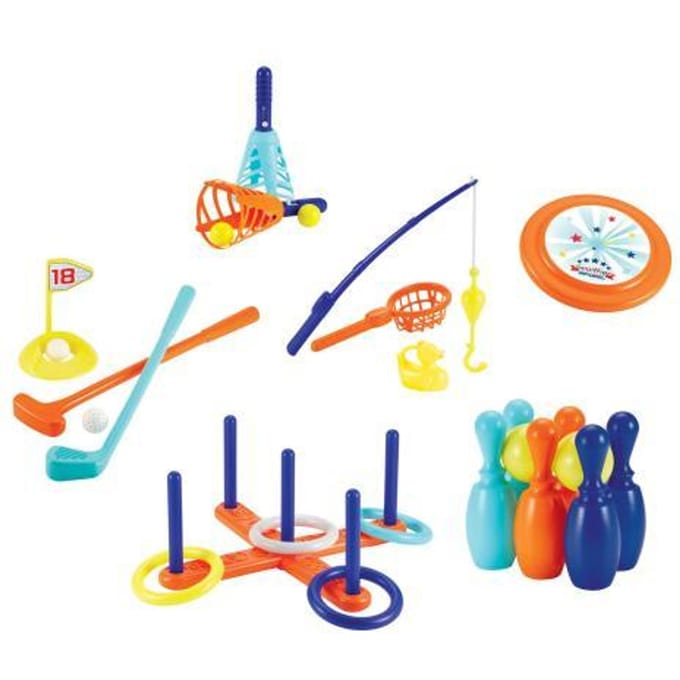 Ecoiffier Buitenspellen 6-in-1 Superpack Spellen voor buiten