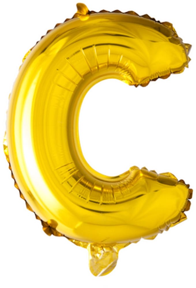 Folie Ballon Letter 40″ C - Goud