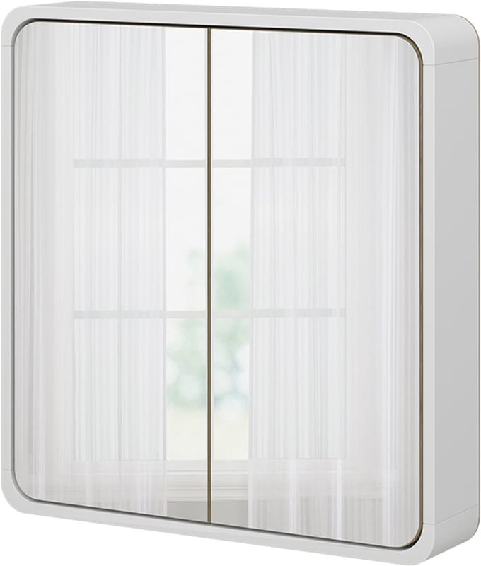 Vicco Arla Badkamer spiegelkast – 60 x 60 cm Wit/eiken