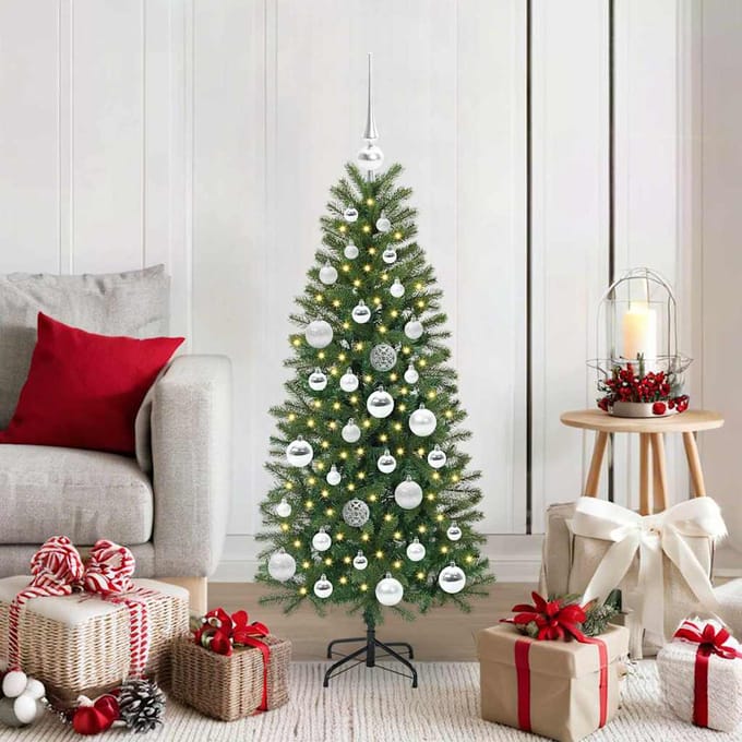vidaXL - Kunstkerstboom - Groen - 120 - cm - PE - en - PVC