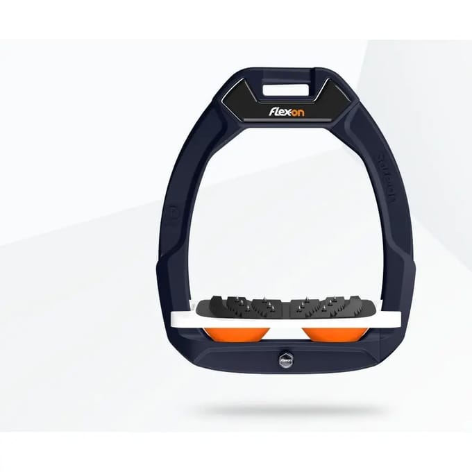 Veiligheidseffecten voor het paardrijden Schuin Ultra Grip Bordeaux/Wit/Oranje Flex-On Safe-On