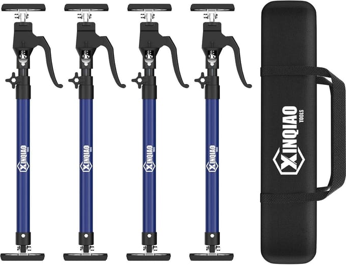 Steunpaal Set - Hulpmiddel - Kasten Plaatsen - 70 KG Capaciteit - 60-115 CM