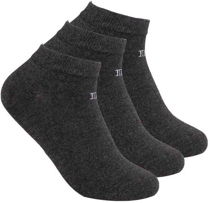 Tresanti ZACH Bamboo ankle sock 3-pack Anthracite (TRSOZZ021 - 202)