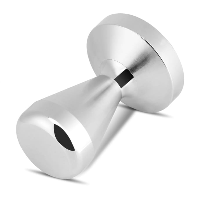 Presse à café à base plate en acier inoxydable 57,5 mm/49 mm pour grains de café expresso